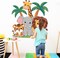 Animals Wall Decals Forest Wall Stickers Decals for Nursery(Wild)